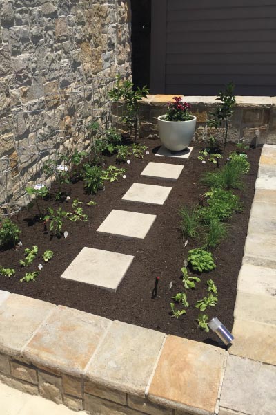 After garden design